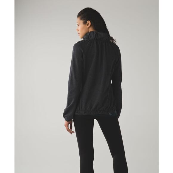 Lululemon After All Pullover in Heathered Black Size 6 - Picture 3 of 8